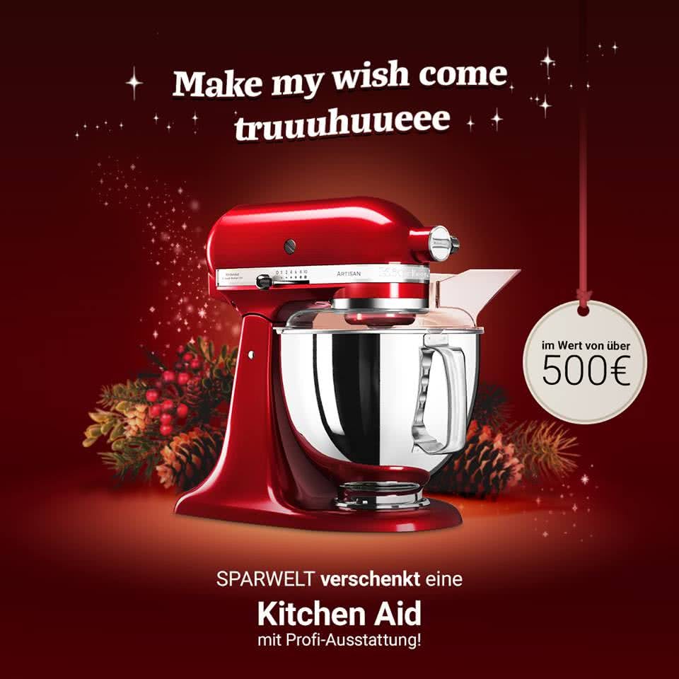 Gewinnspiel Sparwelt Kitchen-Aid Facebook Facebook Gewinnspiel Sparwelt Kitchen-Aid