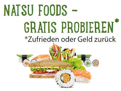 Natsu Foods gratis testen oder Geld zurück