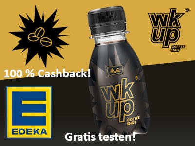 Wkup Coffee Shot 100 % Cashback