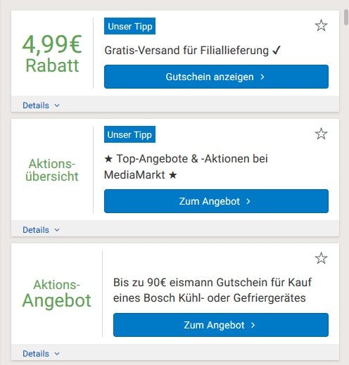 Gutschein aussuchen Suche dir deinen MediaMarkt Gutschein aus