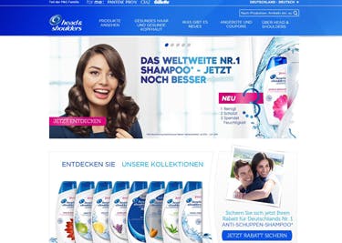 Head and Shoulders Startseite Shoppen und sparen: Produkte von Head and Shoulders