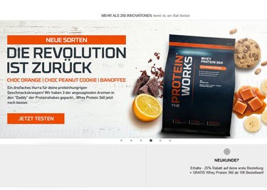 Sporternährung wird mit einem The-Protein-Works-Gutschein richtig günstig Sporternährung wird mit einem The-Protein-Works-Gutschein richtig günstig