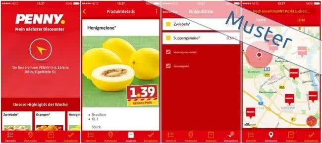 Penny-App fürs iPhone Penny-App fürs iPhone