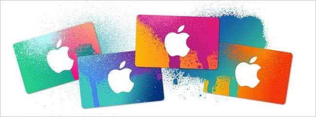 Apple iTunes-Geschenkkarten Mit den Geschenkekarten von Itunes könnt ihr jemandem eine große Freude bereiten.