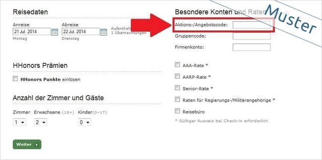 Hilton-Gutschein Euren Hilton-Gutschein könnt ihr im ersten Buchungsschritt einlösen