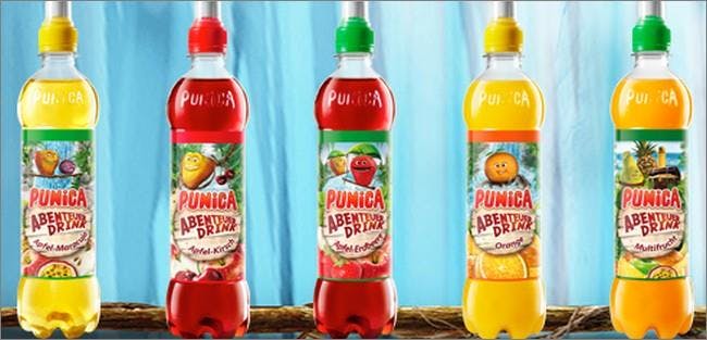 Bei Punica fruchtige Säfte kaufen Fruchtig und spritzig geht es bei Punica zu.