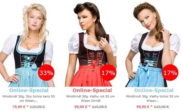 Angebote bei Trachten-Dirndl-Shop.de Bei Trachten-Dirndl-Shop.de findet ihr zünftig-schöne Outfits besonders günstig