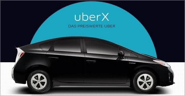 uberX – das Schnäppchen bei Uber uberX – das preiswerte Uber